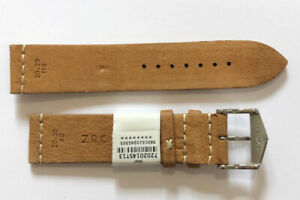【送料無料】腕時計　ブレスレットストラップモントルシュヴローブリュットミエル?c91 bracelet strap montre zrc cuir chevreau brut miel 20 mm largeur neuf 42?