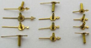 【送料無料】腕時計 セカンドハンドリグネスロングシャフトゴールドメッキsecond hands for wrist watch 10 12 lignes long shaft gold plated * assorted *