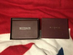 【送料無料】腕時計 ハングタグウィットナウアーウォッチボックスwittnauer watch box with warranty booklet and hang tag