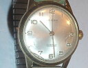 【送料無料】腕時計 ヴィンテージメンズレキソンゴールドメッキランニングvintage mens lexon gold plated wristwatch running