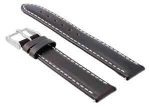 【送料無料】腕時計　ケネスコールウォッチダークブラウンスムーズレザーストラップ24mm smooth leather strap for kenneth cole watch waterproof dark brown ws
