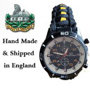 yzrv@OX^[V[pR[hEHb`paracord watch in the gloucestershire regiment colours