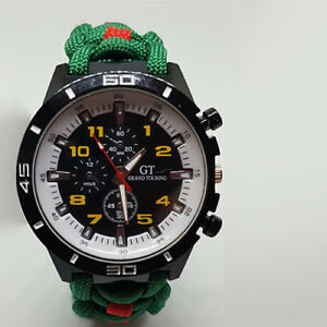 【送料無料】腕時計　アルスターパラコードウォッチparacord watch with the ulster defence regiment udr colours a great gift