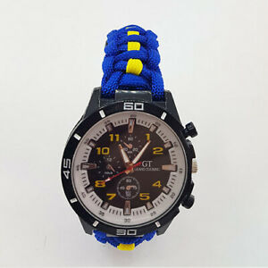 【送料無料】腕時計　キングスオウンロイヤルボーダーパラコードウォッチparacord watch with kings own royal border korb colours a great gift