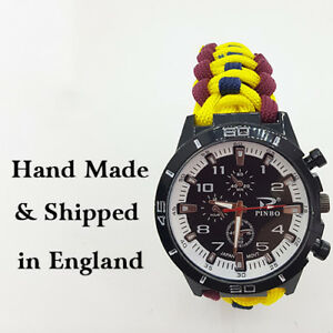 楽天hokushin【送料無料】腕時計　パラコードウォッチイギリスparacord watch with royal army medical corps ramc a great gift