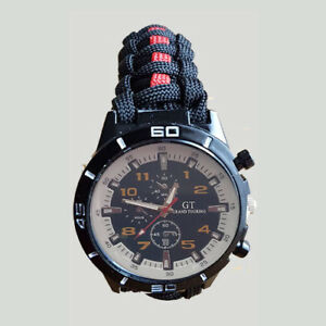 【送料無料】腕時計　ハンプシャーパラコードウォッチタクティカルエッジhampshire fire and rescue hfr paracord watch tactical edge