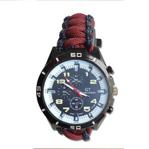 【送料無料】腕時計　ロイヤルエンジニアパラコードウォッチparacord watch with royal engineers ubique reu colours a great gift