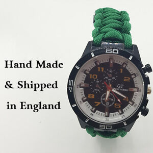 【送料無料】腕時計 メルシャンパラコードウォッチparacord watch with the mercian regiment tmr colours a great gif