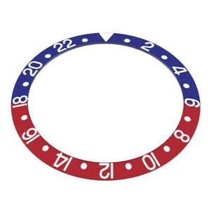 【送料無料】腕時計　ベゼルreplacement bezel insert bluered for watch 3770mm x 3070mm