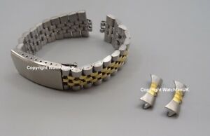 【送料無料】腕時計　スチールトーンジュビリーブレスレットカーブフィットjanuary deals steel 2tone jubilee bracelet with curved fits rlx