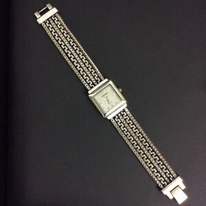 hokushinの【送料無料】腕時計　チコスクォーツブレスレットウォッチシルバートーンチェーンリンクスステンレスバック｜アングル3