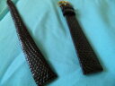 【送料無料】腕時計 ブレスレットエンレザードテーブルマロンフォンズドメッド12 mm bracelet en lezard veritable marron fonce pour dame