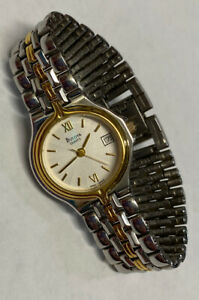 楽天hokushin【送料無料】腕時計　ブローバシルバーゴールドトーンラウンドバッテリーwomen’s bulova silver amp; gold tone date watch 98m02 round battery