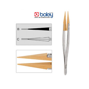 【送料無料】腕時計 ボーリーピンセットboley antimagnetic tweezers with wooden tips 130 mm