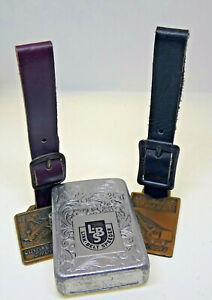 【送料無料】腕時計 ヴィンテージリンクベルトスピーダーウォッチフォブパークシガレットライターvintage lbs linkbelt speeder watch fobs and park cigarette lighter