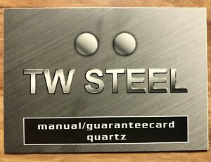 【送料無料】腕時計 オーバーサイズスチールマニュアルカードtw steel big in oversize watches manual and guarantee card