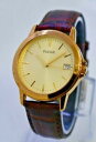【送料無料】腕時計 メンズパルサーゴールドトーンブラウンレザードレスカジュアルウォッチクォーツmens pulsar gold tonebrown leather dresscasual watch, date, quartz v742x004