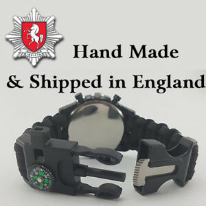 【送料無料】腕時計　ケントパラコードウォッチタクティカルエッジkent fire and rescue paracord watch tactical edge