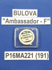 【送料無料】腕時計　アンバサダーモデルガラスクリスタルvtg bulova ambassador f model p16ma221 191 watch glass crystal replacement