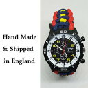 【送料無料】腕時計 パラコードウォッチキングスロイヤルフッサールparacord watch with 15th19th the kings royal hussars colours a great gift(2)