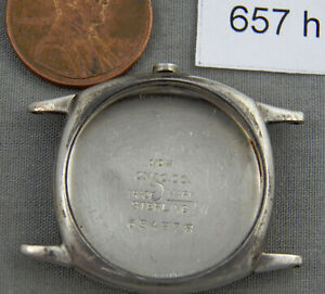 【送料無料】腕時計　ヴィンテージスターリングシルバーケースvintage sterling silver 60 wrist watch case only, ca 1920s