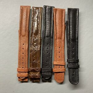 【送料無料】腕時計 ヴィンテージストラップlot of vintage genuine leather watch straps nos