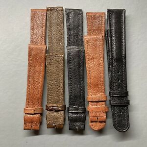 【送料無料】腕時計　ヴィンテージストラップlot of vintage genuine leather watch straps nos