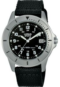 【送料無料】腕時計 ロラススポーツウェビングストラップlorus sports gents date webbing strap watch rs935dx9