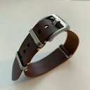 【送料無料】腕時計 ストラップtptg10 nato burnished calf leather strap brown 20mm22mm authentic...