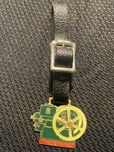 【送料無料】腕時計　ジョンラウソンフロストキングガスエンジンウォッチフォブレザーストラップthe john lauson co frost king gas engine watch fob w leather strap