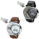 【送料無料】腕時計 メンズユニーククォーツシガーライターmens unique military decoration quartz wrist watch watches usb cigarette lighter