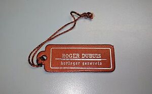 【送料無料】腕時計　オリジナルロジェデュブイブラウンレザーハングタグoriginal roger dubuis brown leather hang tag