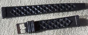 【送料無料】腕時計　ヴィンテージダイブウォッチストラップラバーオリジナルlast ones 16mm vintage dive watch strap rubber original 1960s70 nos 100 sold