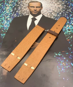 【送料無料】腕時計　ヴィンテージオープンエンドストラップレザーラグgenuine vintage open ended watch strap leather rare for 18mm lug