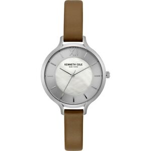 【送料無料】腕時計 ケネスコールレディースレザーストラップウォッチkenneth cole ladies leather strap watch kc15187005kcnp