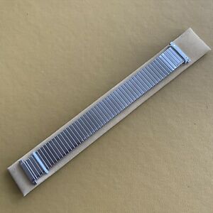 【送料無料】腕時計 ビンテージステンレスブレスレットエンドvintage elasticated stainless steel wristwatch bracelet 1722mm end links nos 【送料無料】腕時計 ビンテージステンレスブレスレットエンドvintage elasticated stainless steel wristwatch bracelet 1722mm end links nos