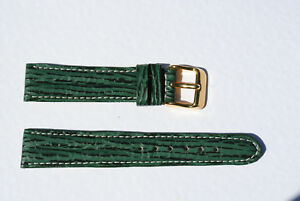 【送料無料】腕時計 ブレスレットモントレレクインヴェリタブルクチュールブランシュダブルジョンクbracelet montre requin veritable vert couture blanche double joncs 20mm