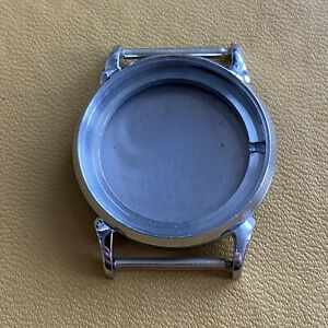 【送料無料】腕時計　ヴィンテージステンレススチールウォッチケースvintage stainless steel watch case 312mm nos