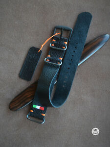 【送料無料】腕時計　シントゥリーノレザーウォッチストラップアーティジナーレハンドメイドイタリア22 mm cinturino leather watch strap nato artigianale mtstraps handmade italy