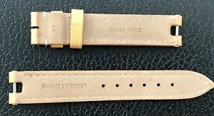 【送料無料】腕時計　ブレスレットモントルボームメルシエリネアベージュストラップウォッチリネアbracelet montre baume et mercier linea 14 mm en cuir beige strap watch linea