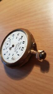 Timex レディース Easy Reader 30mm 腕時計 ゴールドトーンケース クリームダイアル タン&ブルーレザーストラップ