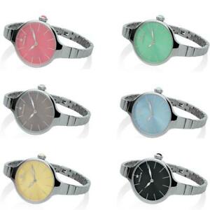 【送料無料】腕時計　オロロギドナフープヌーヴォーブラッチャレアッチャイオコロラートorologio donna hoops nouveau 2584lcs bracciale acciaio colorato