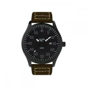 ̵ӻסڥ쥳ǥޥͥͥСorologio uomo avion av1808br pelle cordura marrone nero oversize xl 48mm fiv