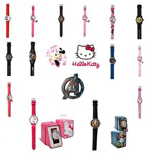 【送料無料】腕時計　ライセンスアナログクォーツウォッチレザーストラップボックスキッズlicensed 24cm analoge quartz watch w leather strap in gift box kids xmas gift