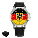 【送料無料】腕時計 ドイツgermany flag coat of arms gents mens wrist watch best birthday gift engraving