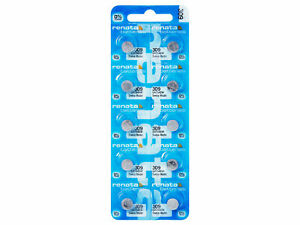 【送料無料】腕時計 ×レナータパイルバッテリーブリスターフリー10 x renata 309 pile batterie blister mercury free silver oxide sr754sw 155v