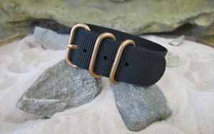 【送料無料】腕時計　?ナイロンブロンズハードウェアストラップz3? ballistic nylon w bronze hardware by nato strap co?