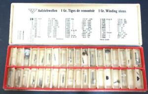 【送料無料】腕時計 ヴィンテージコレクションvintage large collection of watch stems amp; other parts boxed by dcn 2