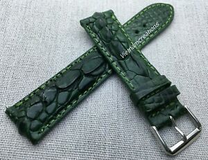 【送料無料】腕時計　ウォッチストラップグリーン22mm watch strap green