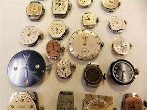 【送料無料】腕時計 ヴィンテージスチームパンクアートボーンヤードロンジンマルチセシェイプ30 misc vintage watch movements,steampunk art, boneyard,longines,multi szeshape